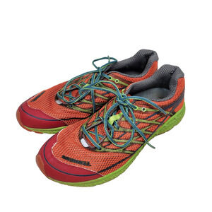 Merrell Shoes Mens Size 10 Orange Trail Running Athletic Gym Training J01513